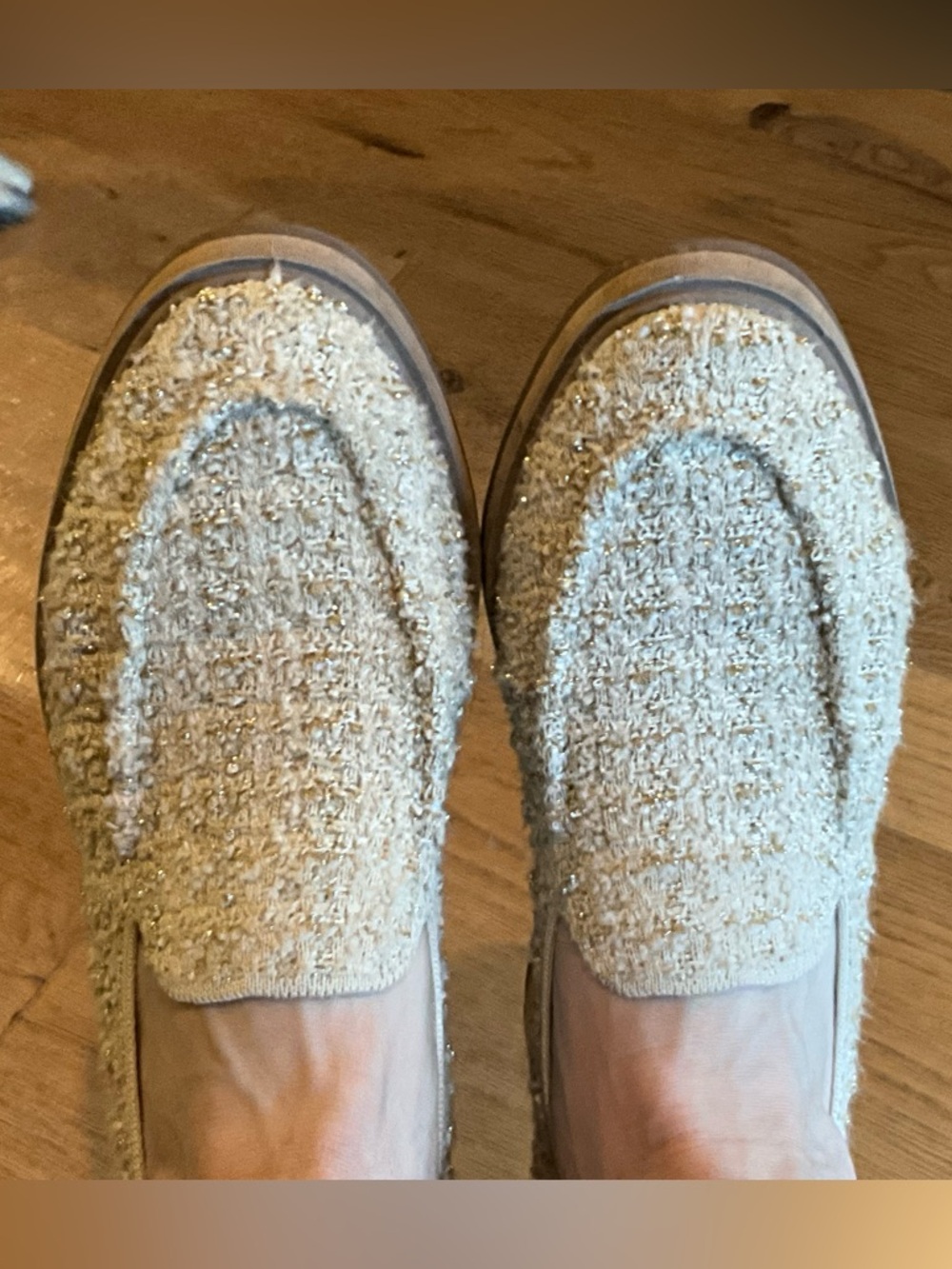 Rothy's Limited Edition Snowcap Lug Loafer Boucle - Picture 2 of 9